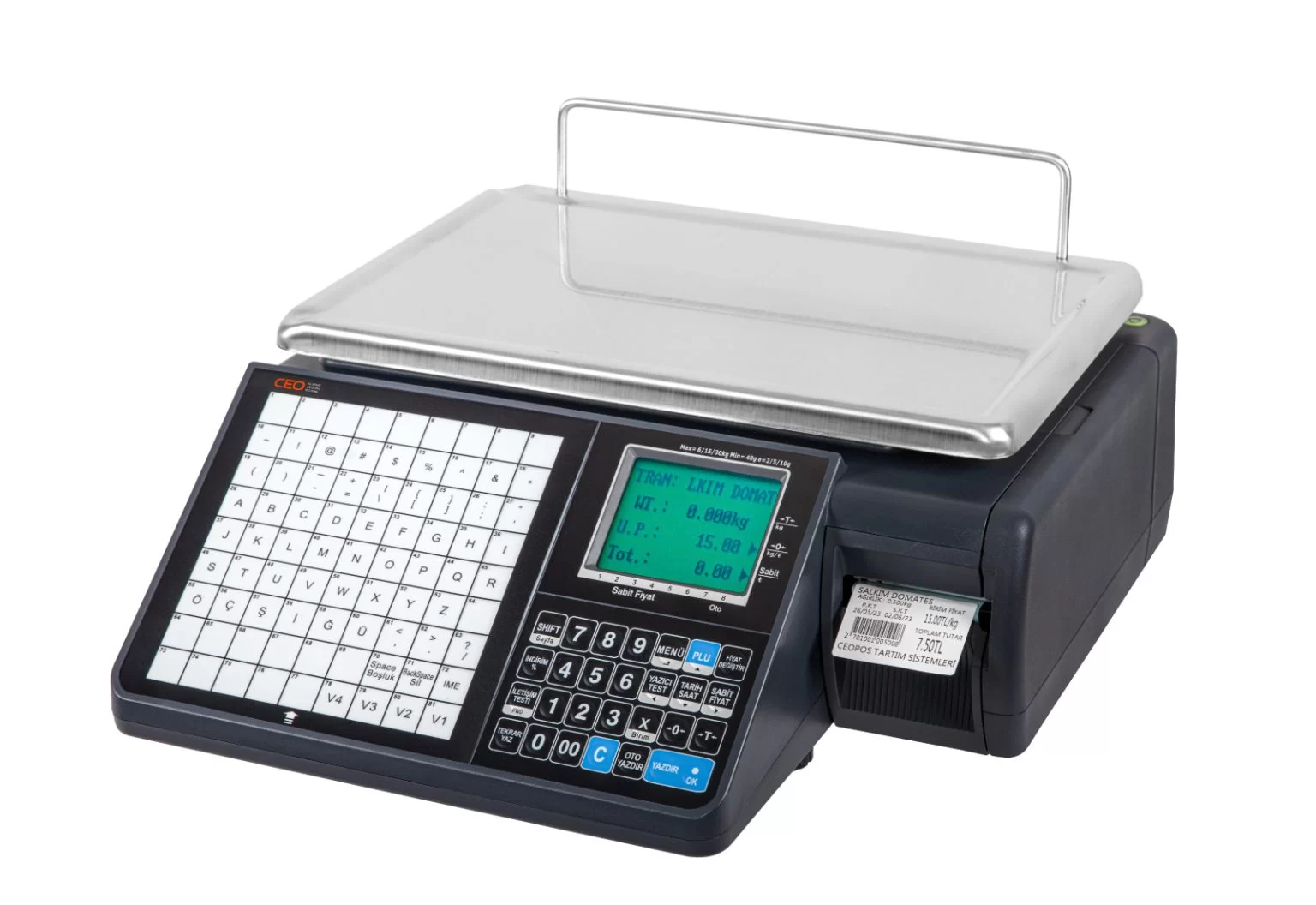 CEOPOS CDS-B Boyunsuz Barkodlu Terazi